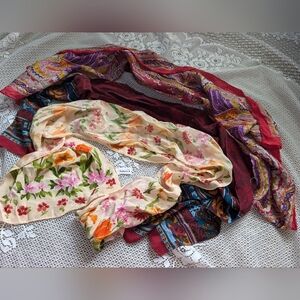 Vintage Silk Floral & Paisley Collection | Curated 3 Piece Set